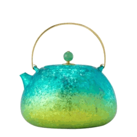 观山钛提梁壶（青绿款）